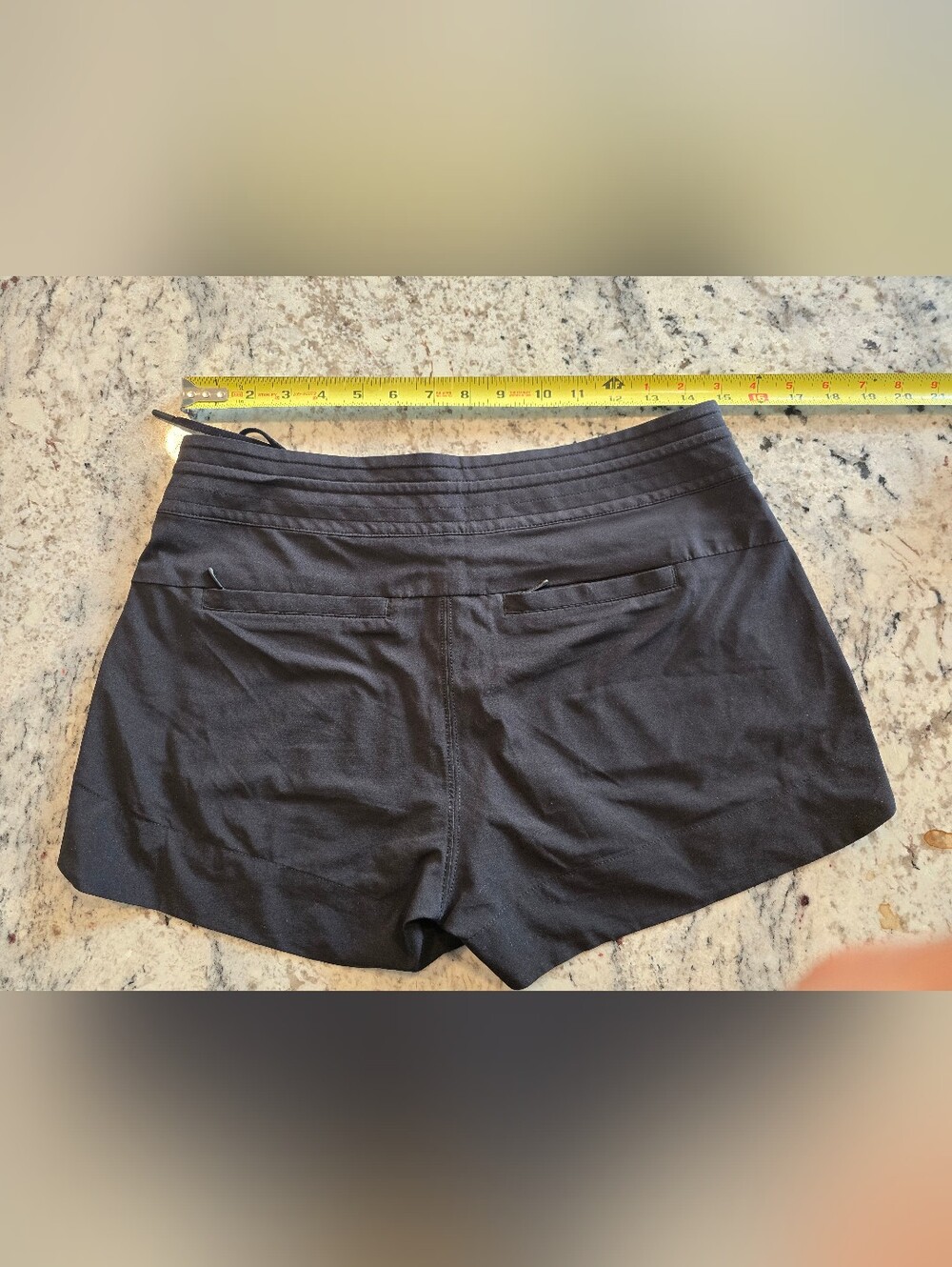 Athleta Women’s Black Drawstring Active Shorts - Picture 3 of 6